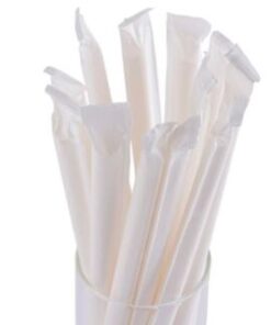 Ống hút giấy phi 8 (Lốc 100 cái)