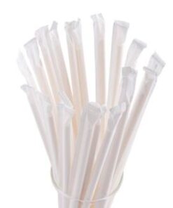 Ống hút giấy phi 10 (Lốc 100 cái)